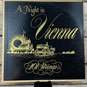 101 Strings‎ – A Night In Vienna [LP Vinyl Record Album 1961] Classical Music
